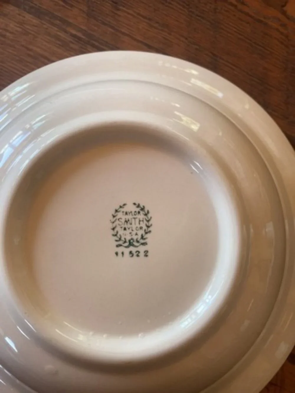 Serving BowlTaylor Smith Taylor Swiss Provincial 8 3/4” Yellow Antique 1952